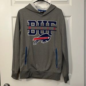 Buffalo Bills Gray Hoodie, Men’s Size Small